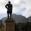 ZAF WC CapeTown 2016NOV13 020    Major General Sir Henry Timson Lukin  's statue proves that no one is above the pigeons. : Africa, Cape Town, South Africa, Western Cape, Southern, 2016 - African Adventures, 2016, November, The Company Garden